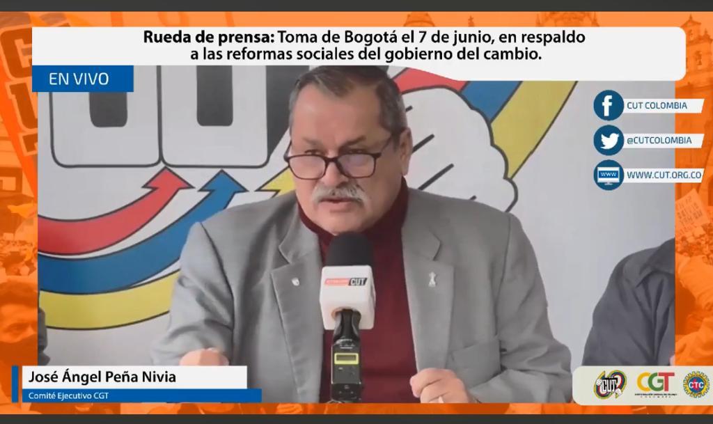 LOS TRABAJADORES VAMOS A DEFENDER LAS REFORMAS SOCIALES.